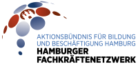 Logo: Aktionsbündnis für Bildung und Beschäftigung Hamburg – Hamburger Fachkräftenetzwerk